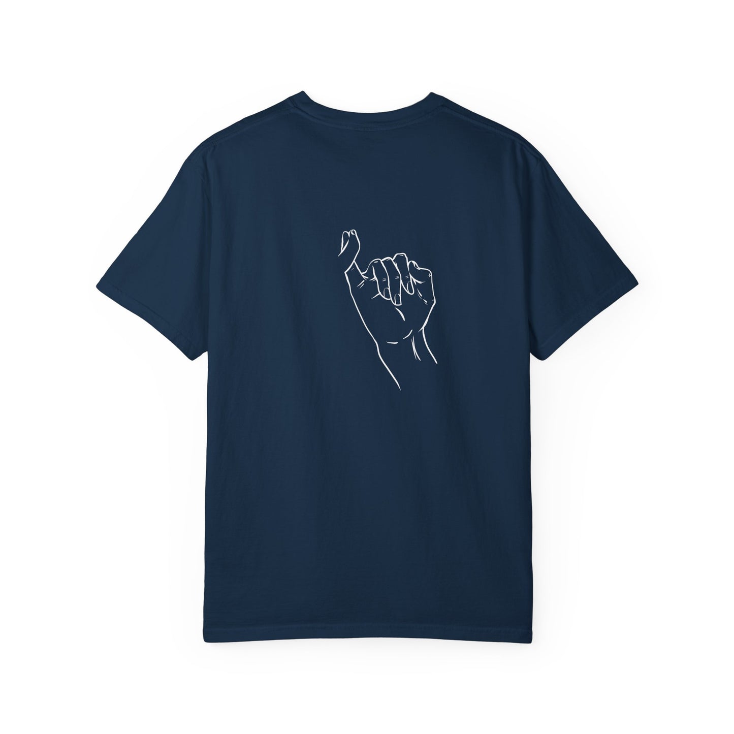 Navy 'Promise' Pinky Swear T-Shirt – Minimalist Infinity Logo Tee