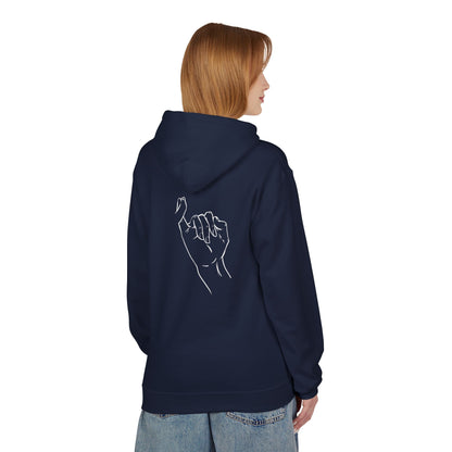 Hoodie - 'Never Without You' Infinity Design with Linked Pinky Promise Graphic