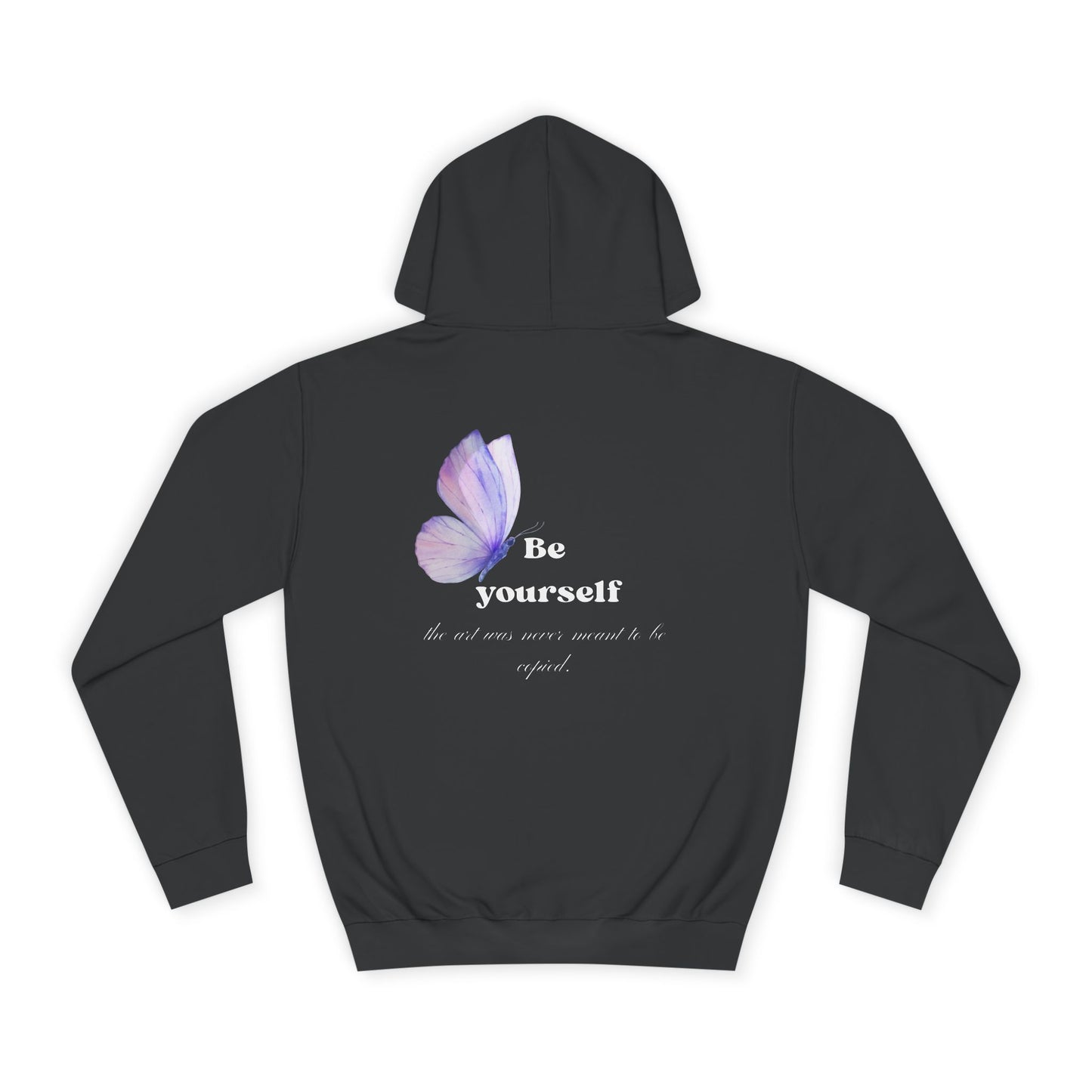 Butterfly 'Be Yourself' Hoodie — Inspirational Casual Pullover
