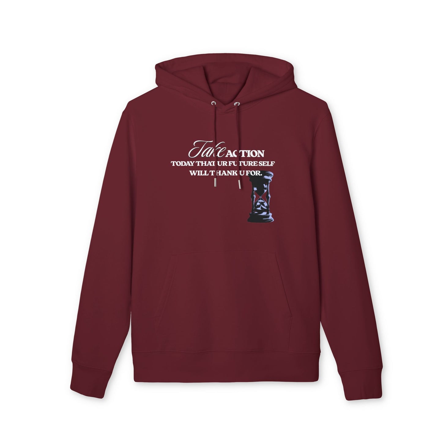 Take Action Hoodie — "Take Action: Today That Your Future Self Will Thank U For" Motivational Pullover