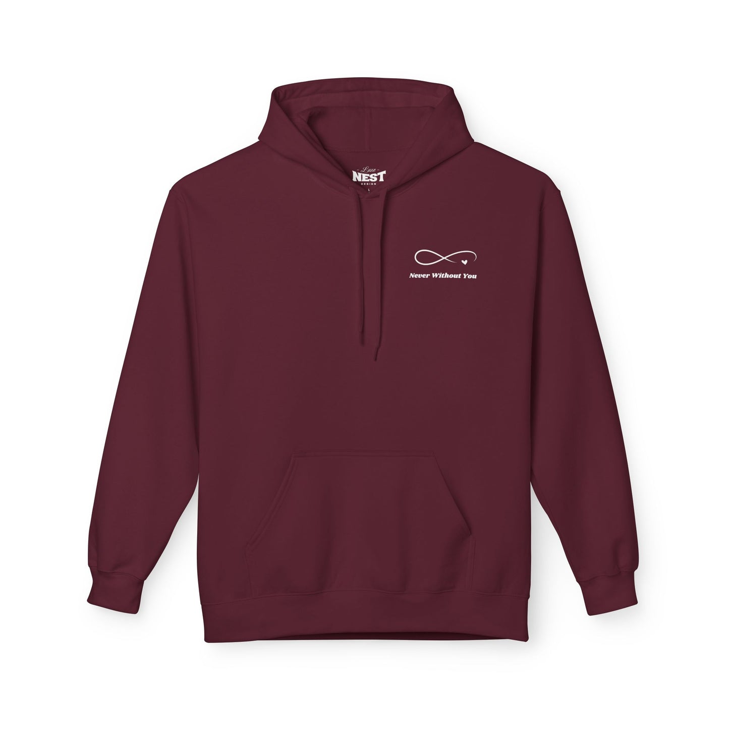 Pinky Promise Hoodie — Minimal Line Art Hands & Infinity Symbol