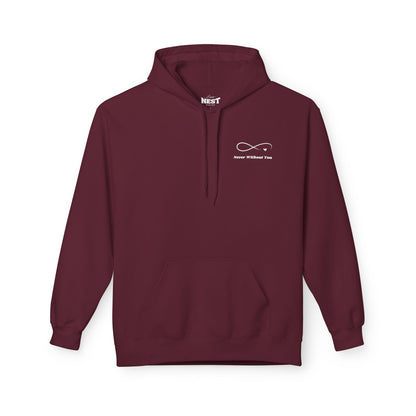 Pinky Promise Hoodie — Minimal Line Art Hands & Infinity Symbol