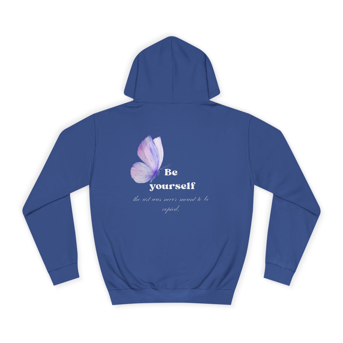 Butterfly 'Be Yourself' Hoodie — Inspirational Casual Pullover