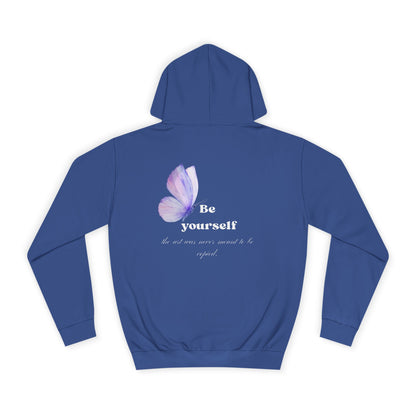 Butterfly 'Be Yourself' Hoodie — Inspirational Casual Pullover