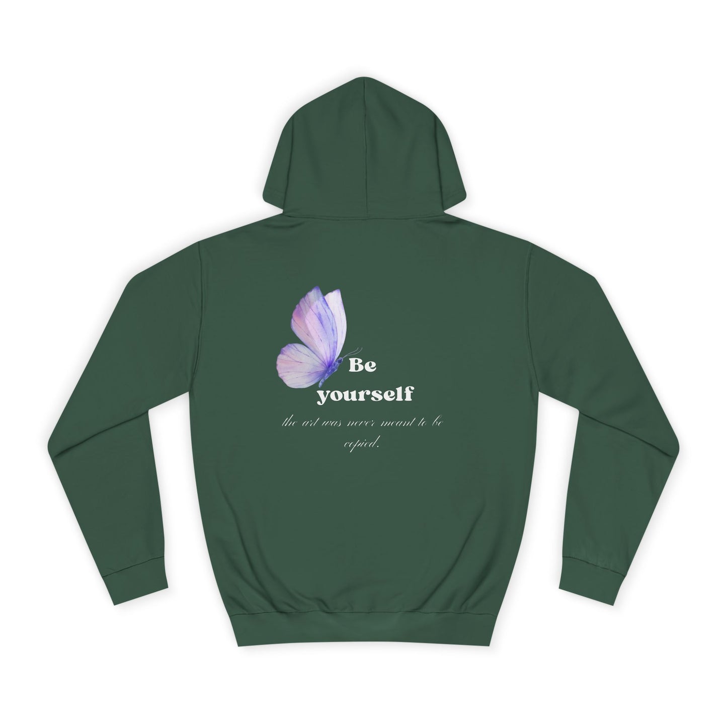 Butterfly 'Be Yourself' Hoodie — Inspirational Casual Pullover