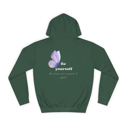 Butterfly 'Be Yourself' Hoodie — Inspirational Casual Pullover