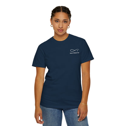 Navy 'Promise' Pinky Swear T-Shirt – Minimalist Infinity Logo Tee
