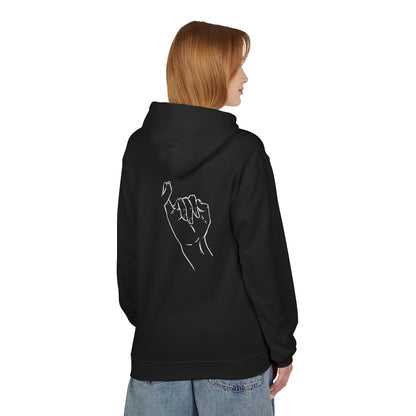Hoodie - 'Never Without You' Infinity Design with Linked Pinky Promise Graphic