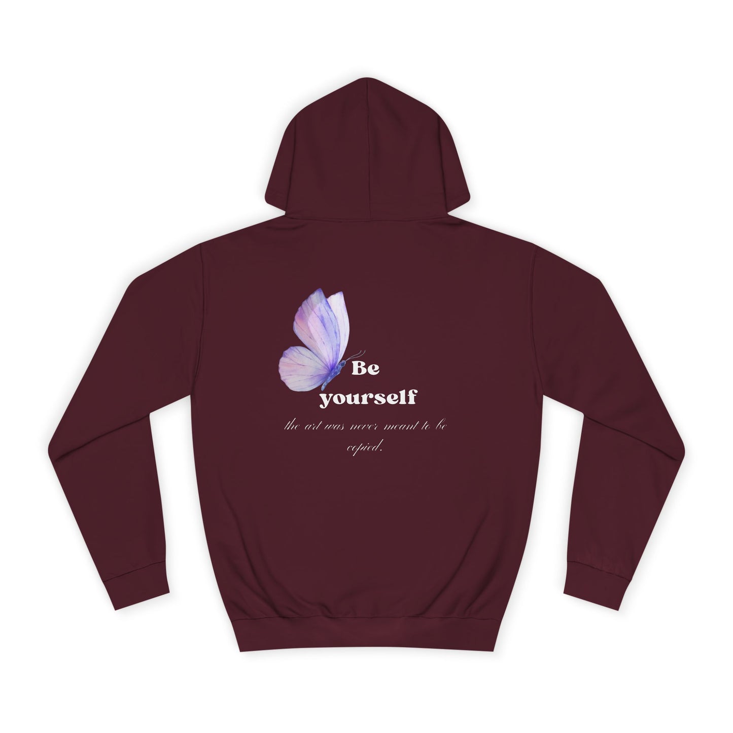 Butterfly 'Be Yourself' Hoodie — Inspirational Casual Pullover