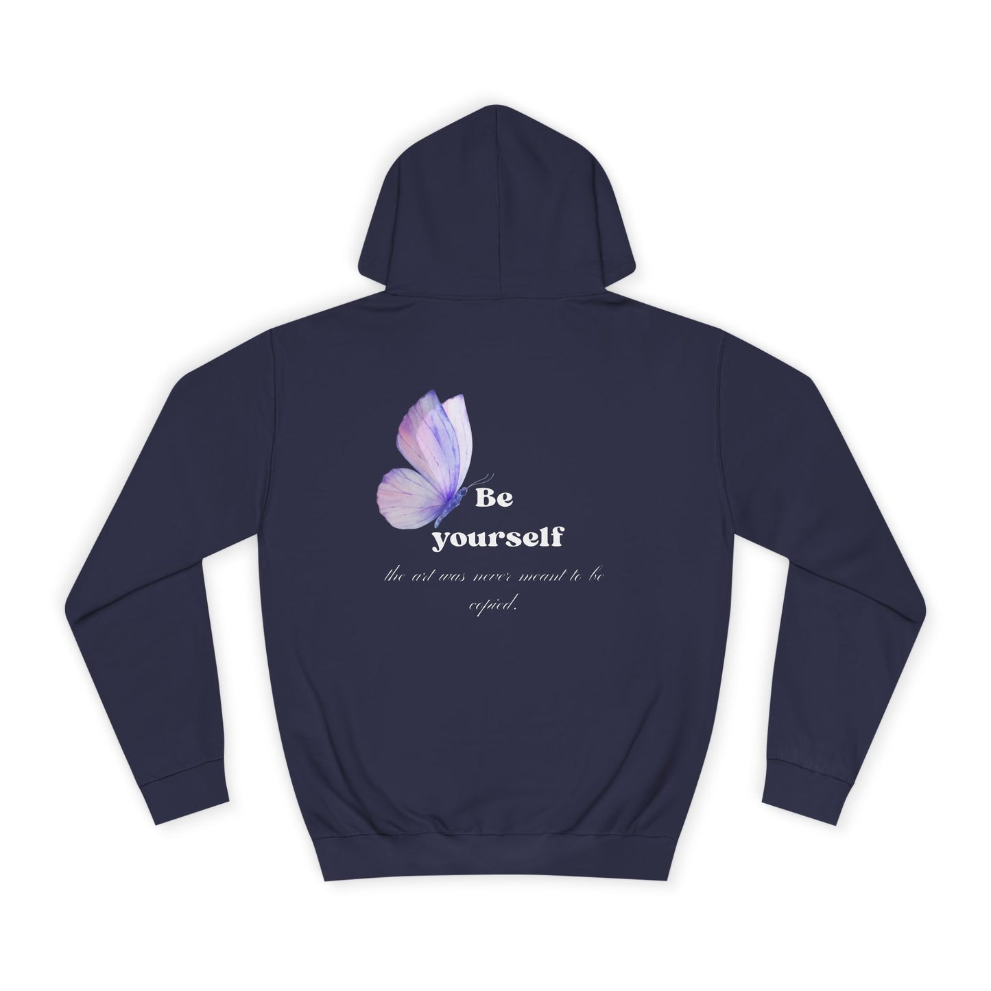 Butterfly 'Be Yourself' Hoodie — Inspirational Casual Pullover