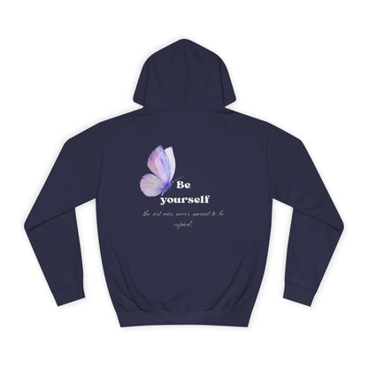 Butterfly 'Be Yourself' Hoodie — Inspirational Casual Pullover